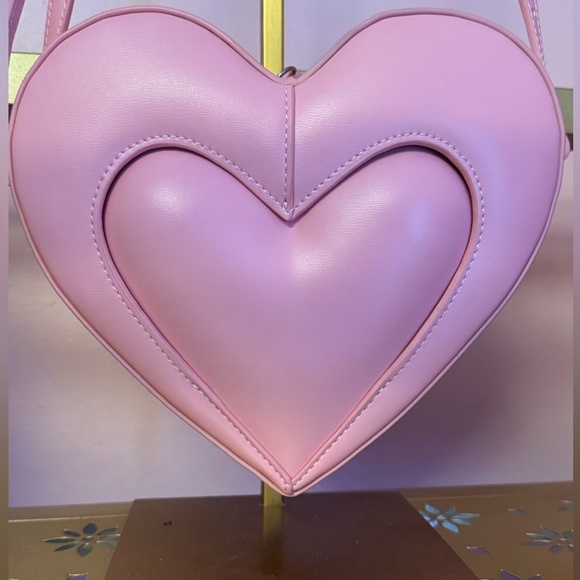 JW PEI Francisca Faux Leather Heart Crossbody Bag - Picture 3 of 6